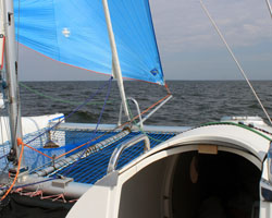 Somewhere on the sea