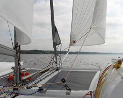 Screecher with bowsprit (option).