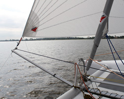 Screecher with bowsprit (option).