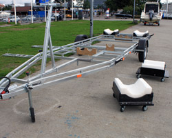 On the trailer.