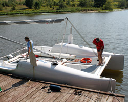 System podnoszenia masztu