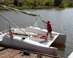 System podnoszenia masztu